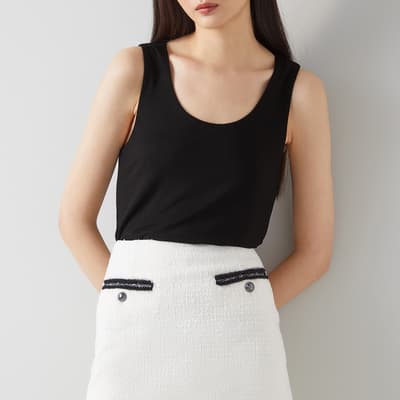 Black Ginny Vest Top