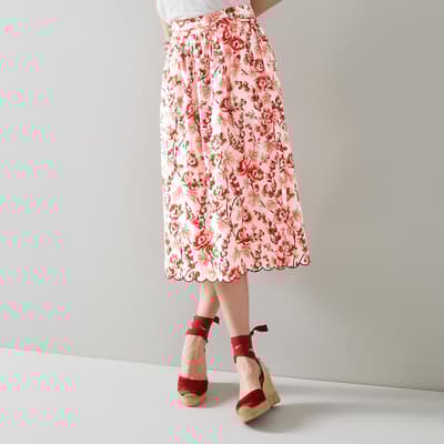 Multi Hodgkin Floral Skirt