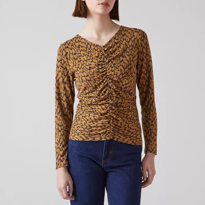Multi Leopard Hoppen Jersey Top