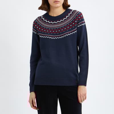 Navy Crew Neck Jumper