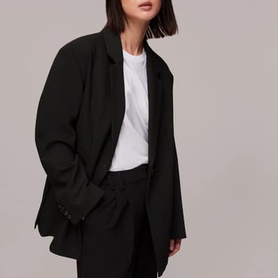 Black Carla Oversized Blazer