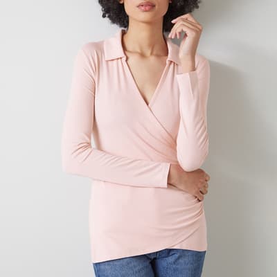 Pink Saskia Long Sleeve Top