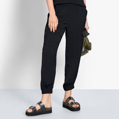 Black Nino Cargo Trousers