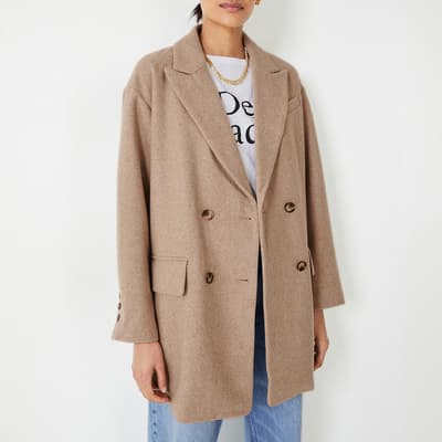 Light Brown Bridget Oversized Blazer