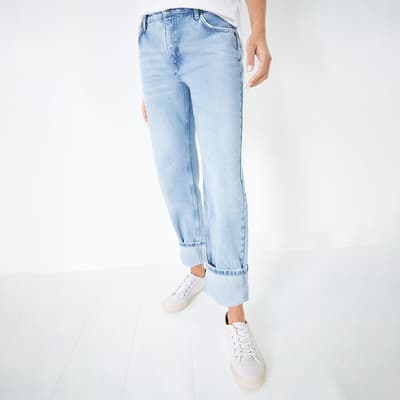 Blue Light Wash Ruby Cotton Jeans