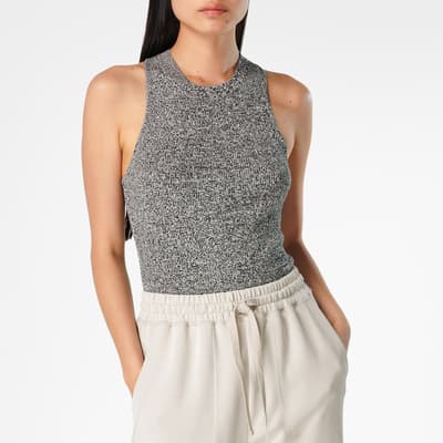 Black Hattie Twist Back Tank
