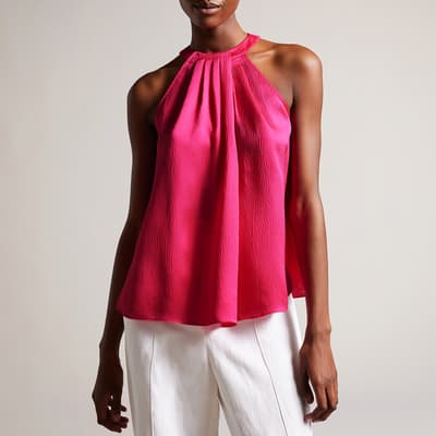 Pink Corrali Halter Neck Top 