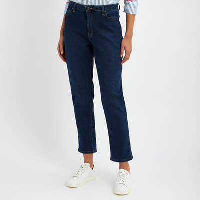 Indigo Straight Leg Girlfriend Jeans