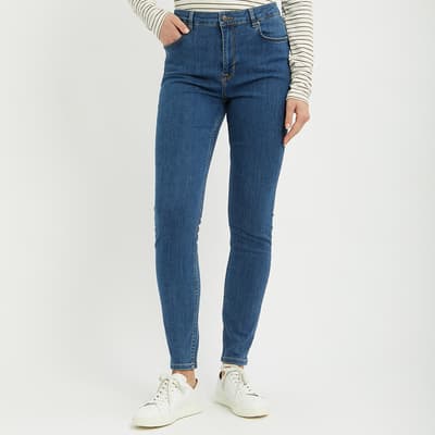 Mid Wash Skinny Fit Jeans