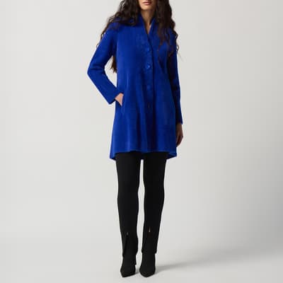 Royal Blue Button Jacket