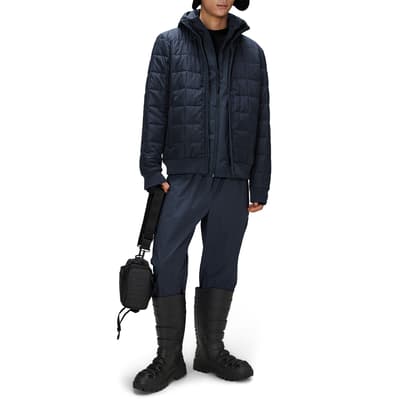 Navy Unisex Liner Highneck Jacket