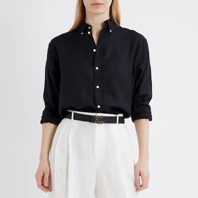 Black Linen Shirt
