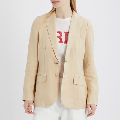 Sand Linen Blazer