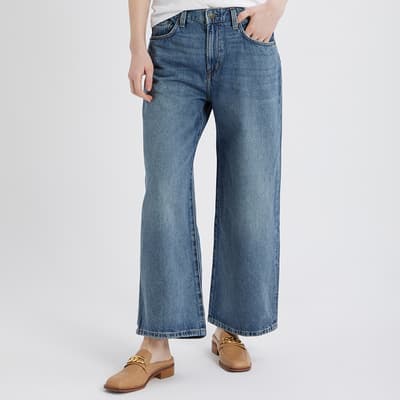 Blue Wide Leg Jeans