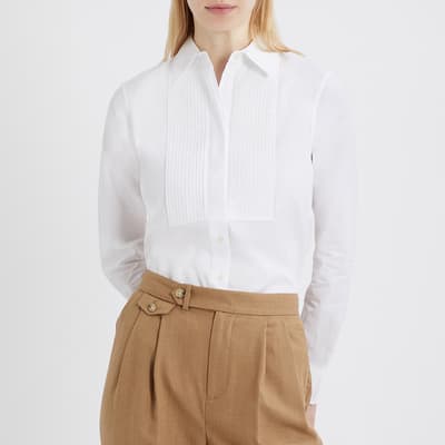 White Cotton Dress Shirt