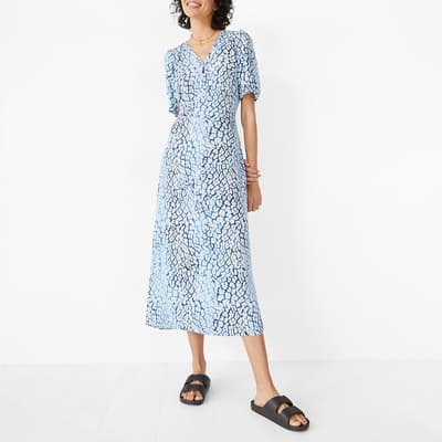Blue Kellie Midi Dress