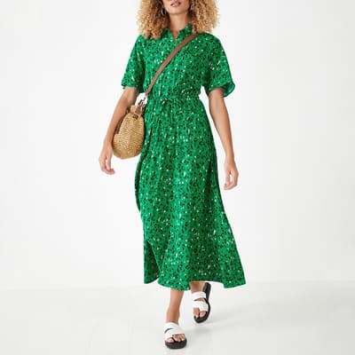 Green Ren Hearts Shirt Dress