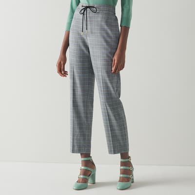 Grey Kristen Check Trousers
