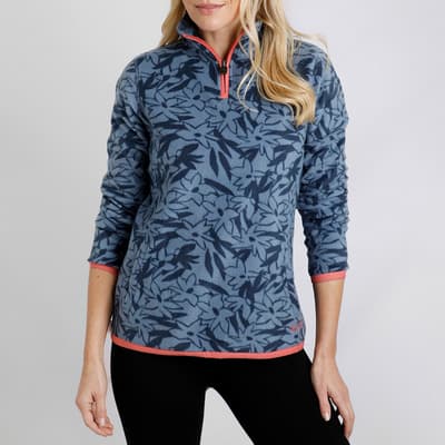 Navy Reena 1/4 Zip Micro Fleece