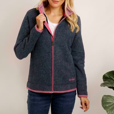 Pink Ariana Full Zip Fleece